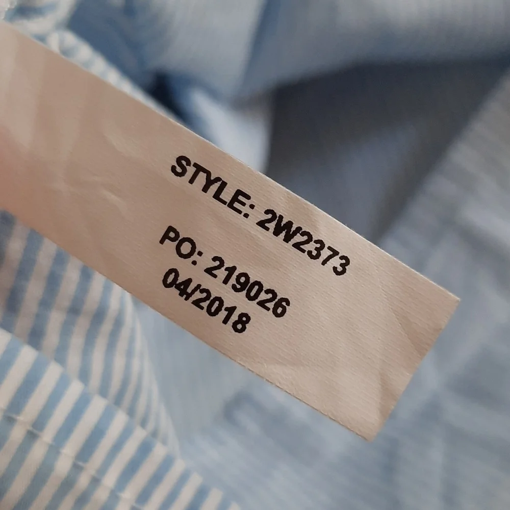 Vineyard Vines Blue White Striped Bell Sleeve Blouse Top XS